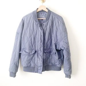 ⭐️ Universal Thread | Faded Navy Blue Bomber Jacket